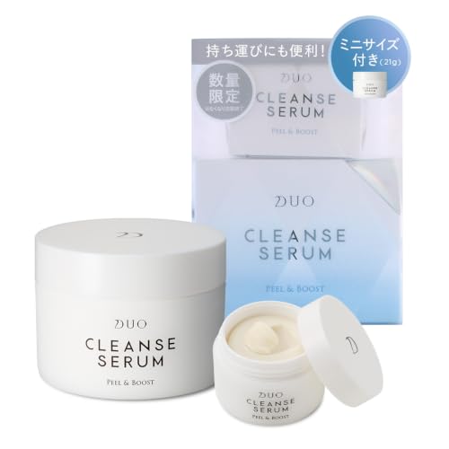 【限定増量品】 DUO クレンズセラム ピール＆ブースト 90g + 21g クレンジングバーム ピーリング 導入美容液