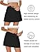 XIEERDUO Women's Athletic Tennis Golf Skorts Skirts with Shorts Pockets High Waist Pleated Workout Running Sports Skirts Black M