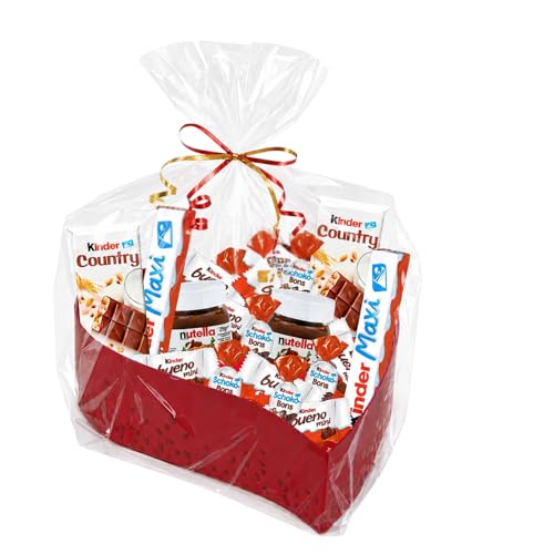 KINDER - Coffret Cœur de 43 Chocolats et 2 Pâtes à Tartiner