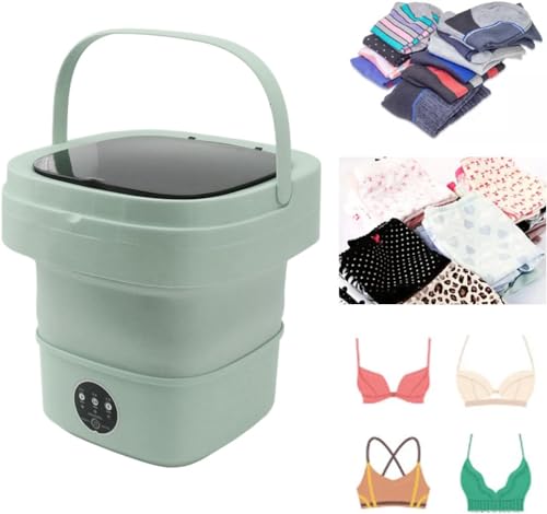Mini Máquina De Lavar Roupas Portátil Dobrável Mini Lavadora de R...