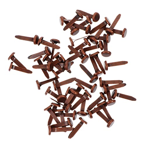 HOLIDYOYO Nail Mini Diy Material 200pcs Double Head Seamless Nails for Scrapbook