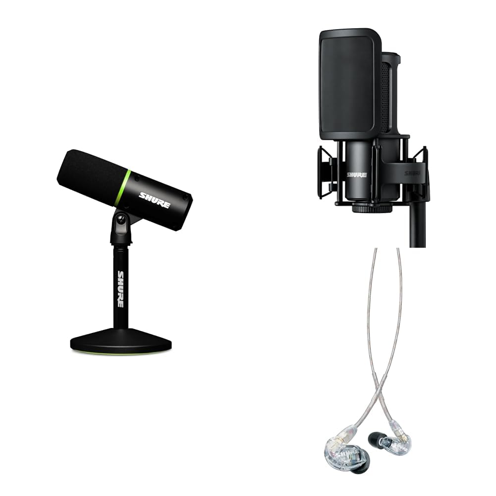 Amazon.co.jp: 【SHURE シュア 配信セット】MV6 USB ゲーミング