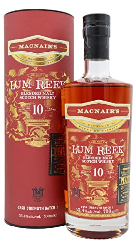 MacNair's Lum Reek 10 Years Old CASK STRENGTH Batch 1 55,4% Vol. 0,7l in Giftbox
