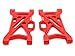 ATOPRC Lower Front and Rear alu Control arms for Losi Desert XL/XL-E/2.0 (Red)