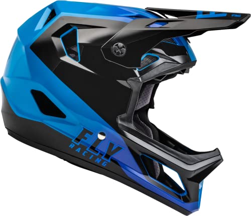 Fly Racing Adult Rayce Cycling Helmet (Black/Blue, Medium) #TOP3