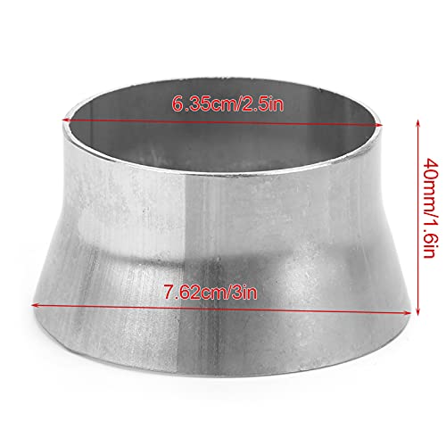 Conector de Transição de 2,5 pol. para 3 pol, Adaptador de Transição, Tubo de Aço Inoxidável, Adapta