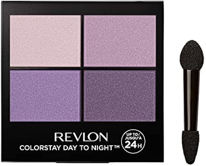 Eyeshadow Palette by Revlon, ColorStay Day to Night Up to 24 Hour Eye Makeup, Velvety Pigmented Blendable Matte & Shimmer Finishes, 530 Seductive, 0.16 Oz