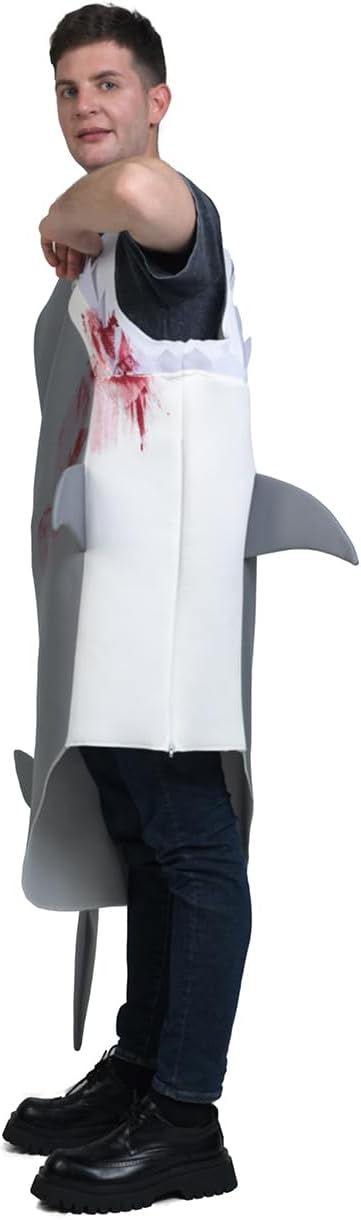 DSplay Adult Shark Costume Cosplay Shark Tunic - Image 9