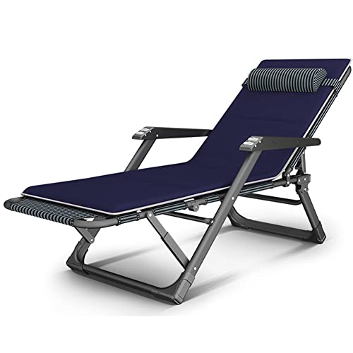 Chaise longue pliante d'extérieur idéale pour camping et piscine