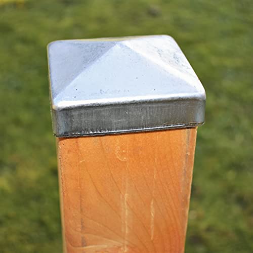GeZu-Impex ® Paalkappen 77x77 mm Paalornament Thermisch Verzinkt voor Houten Palen - Image 4