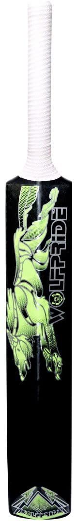 in The Zone Heavy Duty Premium Plastic Cricket Bat for All Age Groups-Kids/Girls/Boys/Girls/Adults Full Size 34"X 4.5", Zone Yellow & White Grip Black 8 - Image 2 thumbnail