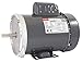 Dayton 1 HP Auger Drive Motor,Capacitor-Start,1725 Nameplate RPM,115/230 Voltage,Frame 56Y