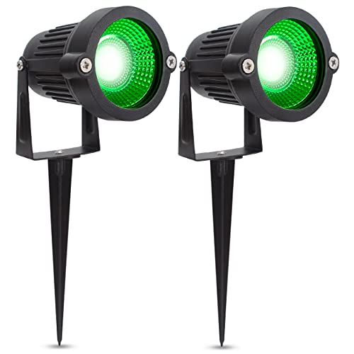 Espeto Luminária Para Jardim Lâmpada Led 7w Prova D' Água (Verde)