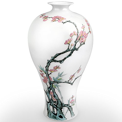 Xuzou Traditional Chinese Ceramic Decorative Jar Vase,Jingdezhen Oriental Handcrafted Porcelain Decro #TOP29