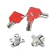 Hard Saddlebag Saddle Bag Lock Set for Harley Davidson Touring Electra Glide Road King 1993-2013 Includes 3 Keys