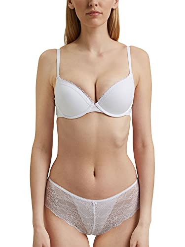 ESPRIT Lismore Sujetador, White 100, 95D para Mujer