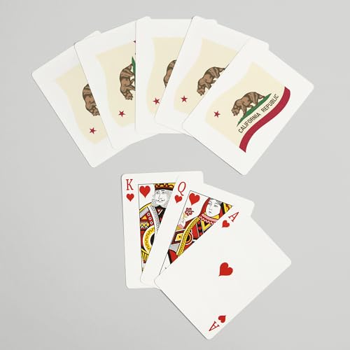 Baraja Poker California State Flag 52 Cartas miniatura 7
