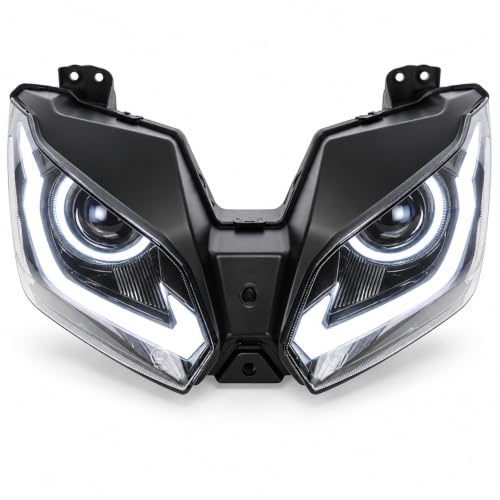 kawasaki NINJA250 EX250L プロジェクター ヘッドライト Amazon | LED ヘッドライト NINJA250 EX250L EX300 2013-2017 対応