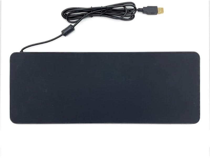 Tastiera in silicone industriale robusta nera con retroilluminazione a LED impermeabile IP68 con touchpad