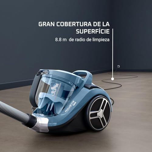 Rowenta Compact Power XXL Aspiradora con cable sin bolsa, motor EffiTech, depósito suciedad 2,5L, tecnología ciclónica, cabezal alta eficiencia, accesorio para mascotas, aspiradora silenciosa, RO4871 - imagen 7