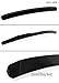 JDM Sport Glossy Black Rear Window Roof Spoiler Visor Compatible with for 2014-2019 Toyota Corolla