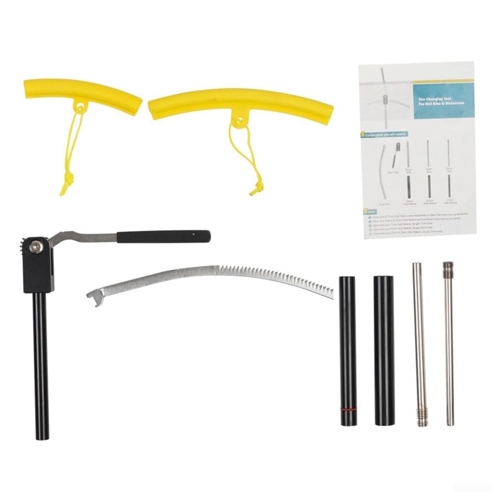 Kit smontagomme per motocross Dirt Bikes supporto ruote da 16 a 21 pollici e diametro asse di 10 mm 12 mm 15 mm 17 mm 20 mm 25 mm