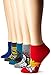 Star Wars Women's 5-Pack No Show Socks, Mutli, 9-11