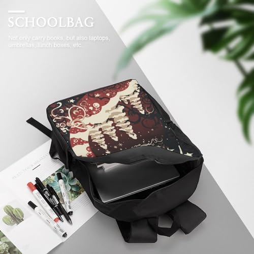 Sac à dos d'école motif de Noël 3D grand format 43,2 cm fille et garçon - 5