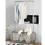 Robuste et durable : Notre etagere porte manteau est fabriqué avec des matériaux de qualité, assurant une durabilité exceptionnelle. La structure solide de ce portemanteau peut supporter le poids de plusieurs vêtements sans se plier, garantissant une utilisation fiable et durable.