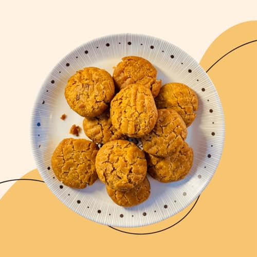 Image of Desi Ghee Gud Thekua (No Maida) | Cookie | Aata & Jaggery | Traditional Bihari Thekua | No Maida, No Dalda | MomsMade