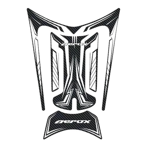 Autocollant réservoir carbone 5D étanche et adhésif souple anti rayure pour Yamaha Aerox NVX 155 2023