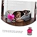 COLLBATH Dog Treat Shoulder Bag Cat Food Container Large Capacity Pet Food Handbag Waterproof