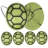 GALPADA 6 Piezas accesorios de caparazón de tortuga disfraz de favor Caparazón de tortuga de carnaval millas Disfraz de fiesta disfrazarse de carnaval Eva Verde