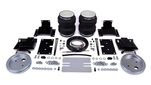 Air Spring Kit - Loadlifter Pro Series - Bags/Brackets/Lines - 5000 lb Capacity - Black Powder Coat Brackets - Rear - Dodge Ram Fullsize Truck 2011-20 - Kit - AIR LIFT 93365