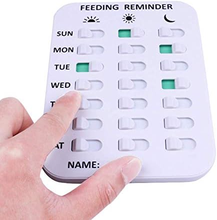 Pet Feeding Reminder Magnetic Sticker 3 Times A Day Indication Chart Feed Your Pets,Did You Feed The Dog Cat Fish Your Kid? Magnets And Double Sided Tape, Care For Your Pets