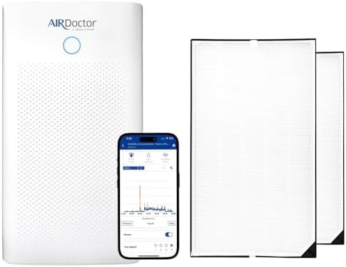 AIRDOCTOR AD5500i SMART 4-in-1 Air Purifier for Extra Large Space...