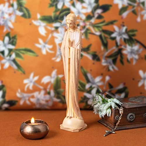 Virgin Mary Our Lady Of Fatima Statue Religious Sculpture Saint Figurine - Hand Painted | 25cm
