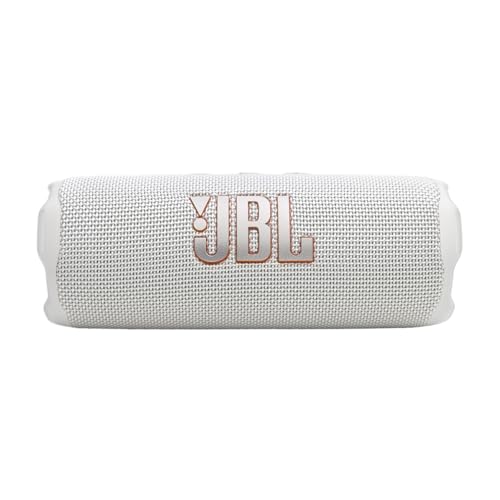 Image of JBL Flip 7, Powerful Wireless Portable Bluetooth Speaker, 16h Battery, IP68 Waterproof, Dust and Drop Proof, Sound Pro, AI Sound Boost, Auracast Compatible, White