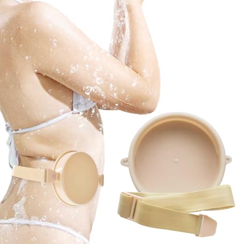 Fundas para bolsas de ostomía que evitan fugas y humedad en la ducha de colostomía