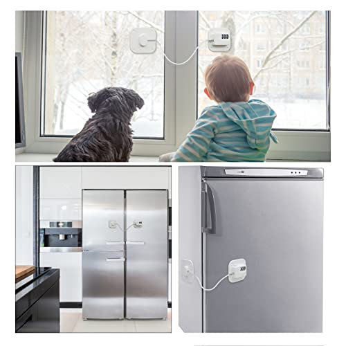 Miniatura 5 de 2 X Cierre Seguridad Cajones Bebe, La Cerradura Para Refrigerador Es Adecuada Para Niños Menores De 5 Años Sin Taladrar, Se Puede Utilizar En Lavadoras, Armarios, Baños, Inodoros, Ventanas, Cajones