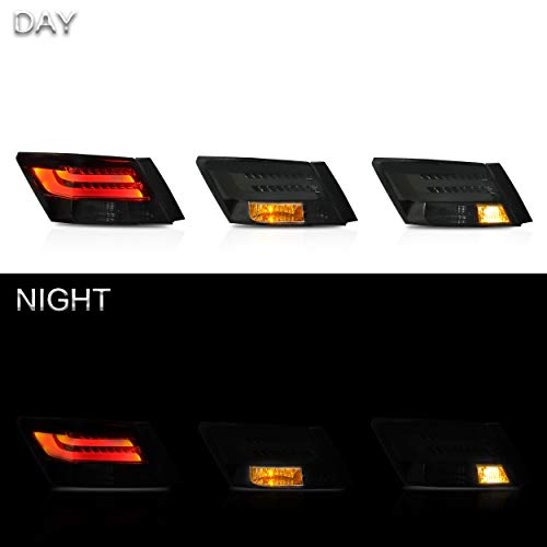 VLAND Tail lights Assembly Fit for Honda Accord Inspire 8th Gen Sedan 2008 2009 2010 2012 2013（NOT for 2-Dr Coupe），Smoked，2PCS by VLAND - Used condition - Image 8