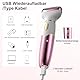 Koeutoze 4-in-1 Elektrischer Damenrasierer mit Digitalanzeige, IPX7 Wasserdicht, Gesichtshaarentferner für Frauen, Intimrasierer für Gesicht, Intimbereich, Achseln, Beine USB Aufladung