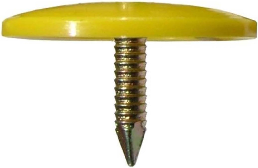 1" x 12GA Ring GALV X-Cap Plastic Cap Nails 2,000ct