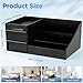 Mens Organizer,Perfume Organizer,Cologne Stand,Cologne Shelf,Perfume Stand,Bathroom Countertop Storage,Shelf for Bathroom Counter,Mens Dresser,Men Bedroom,Birthday Gifts for Men(Black)