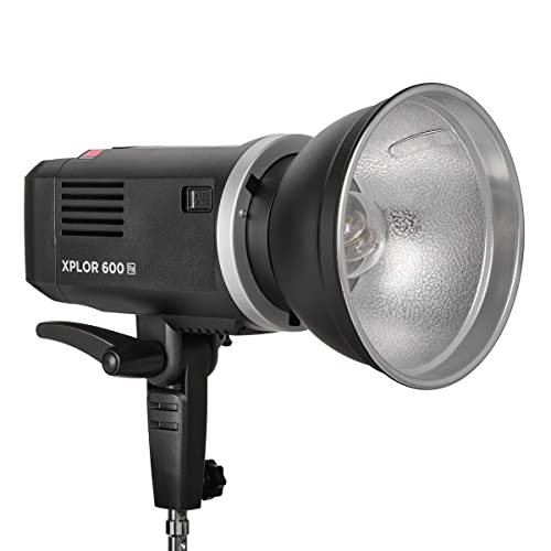 Flashpoint Flashpoint Xplor 600 Hss Battery-Powered Monolight With Built-In R2 2.4Ghz Radio Remote System - Bowens Mount (Ad600) + Glow Ez Lock Deep Parabolic Quick Softbox (48") #TOP4