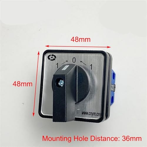 Interrupteur rotatif à cames 20A pour commande momentanée de moteur