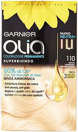 Garnier Olia permanent colouring and bleaching 1.0 Nero Intenso