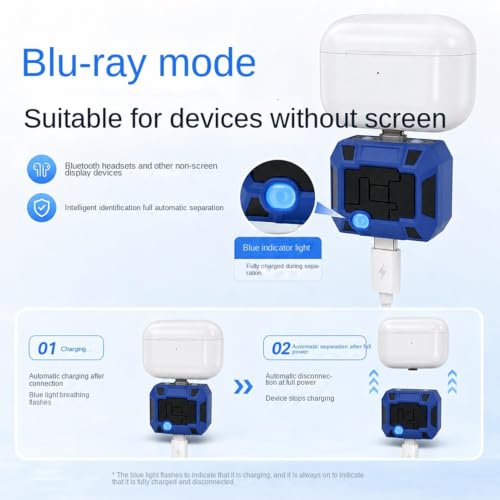 Separador de carga completa desconectador portátil para auriculares y tabletas 5