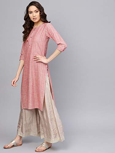 Image of Varanga Women's Cotton Straight Kurta