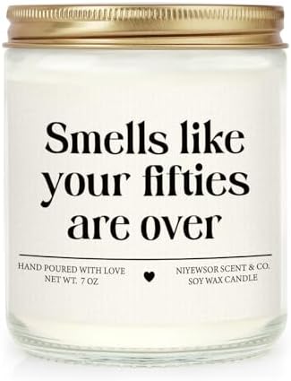 Niyewsor 60th Birthday Gifts for Women Men, Sixty Birthday Candle...